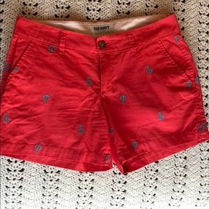 Women’s Old Navy anchor nautical shorts size 2